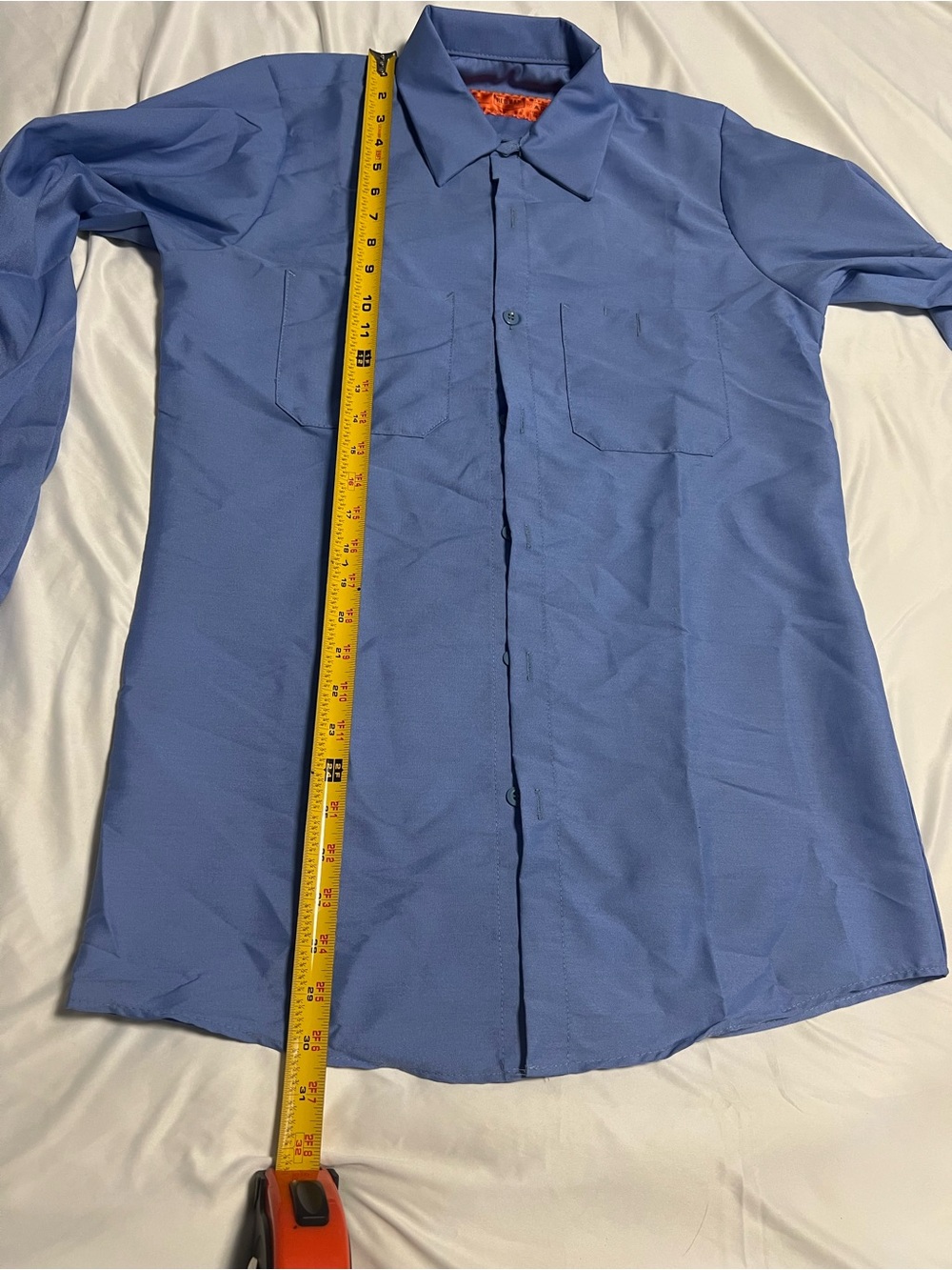 Men's Classic Blue Button-Up Shirt
